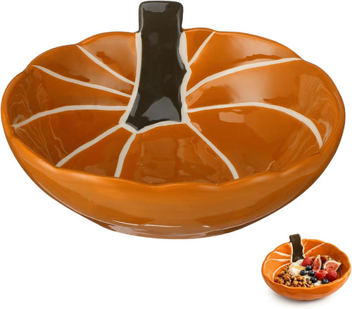 Autumn Pumpkin Ceramic Candy Bowl