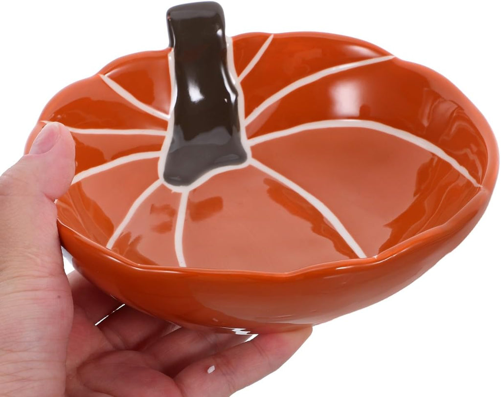 Autumn Pumpkin Ceramic Candy Bowl