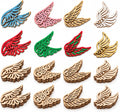 Unfinished Wood Angel Wing Cutouts, 80 Pack